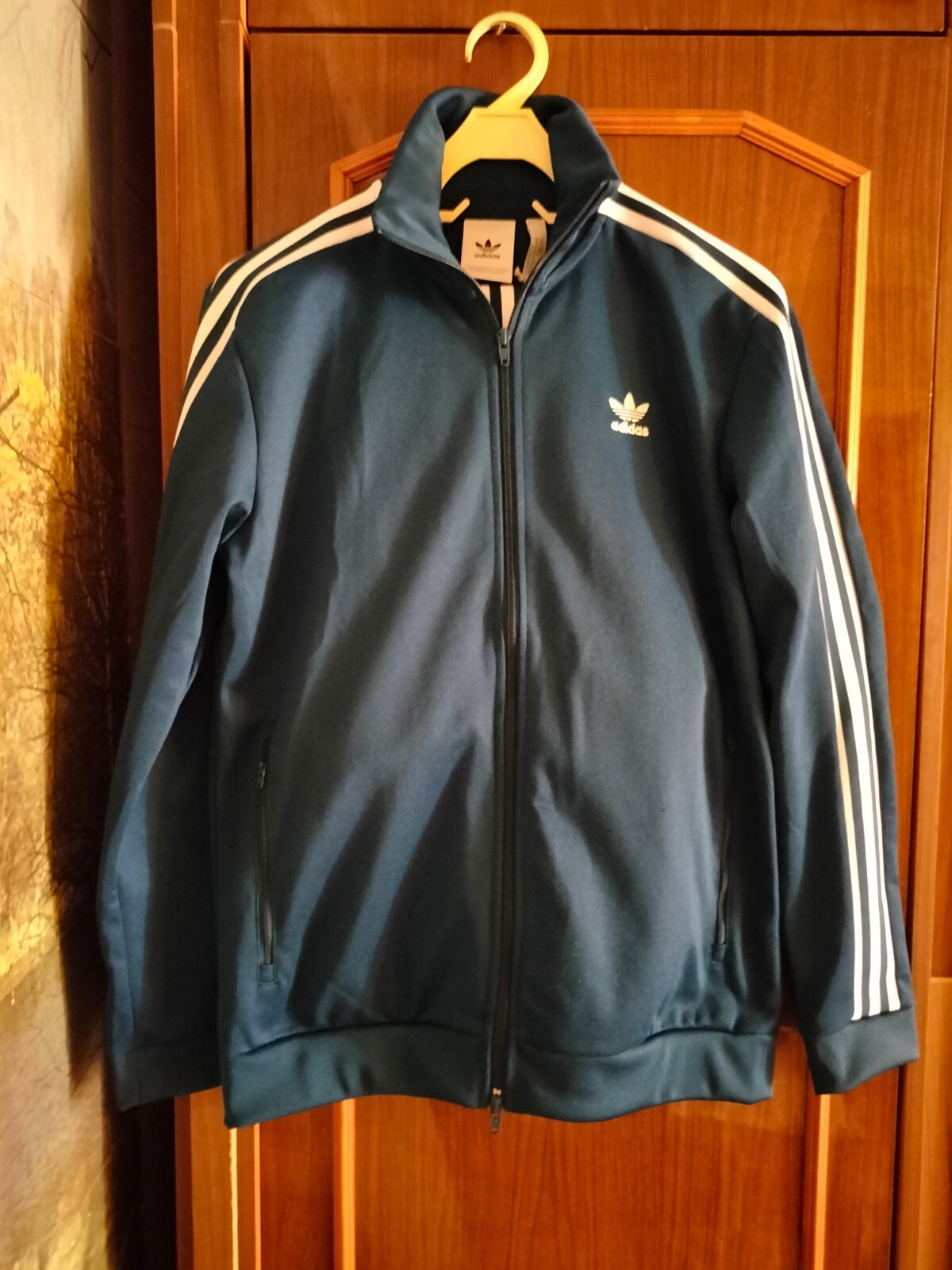 adidas originals men's tracksuit medium     Adidas Beckenbauer TP Navy Blue   M image 2