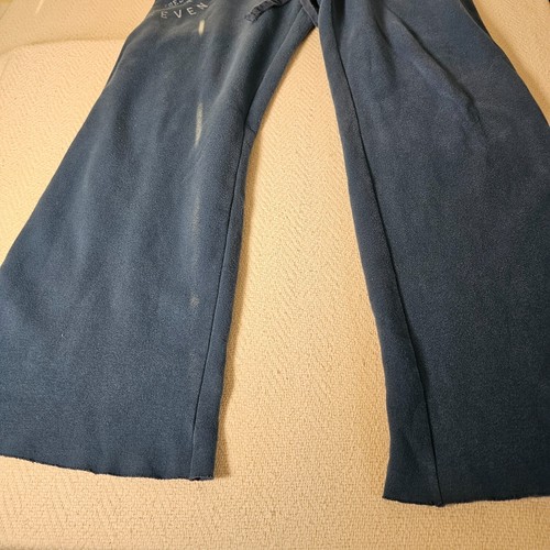 Aeropostale Blue Sweatpants Drawstring Large Loungewear Comfort Varsity 1987 - Picture 2 of 10