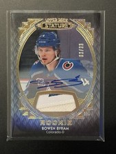 2020-21 Upper Deck Stature Rookie Auto Patch Bowen Byram Rookie Auto /33 #179