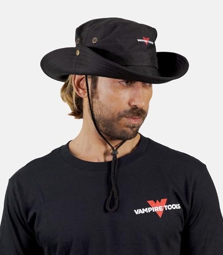 VT-B-HAT Herramientas Vampiro Alambre Ancha Cubo Sombrero con Ventilaciones Laterales para Transpirable Mejorada - Imagen 5 de 6
