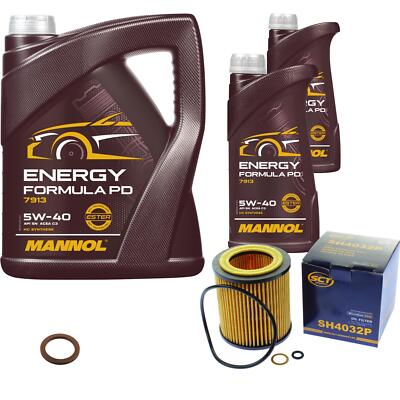 SCT Germany Ölfilter 7 L MANNOL Energy Formula PD 5W-40 für BMW 3er E90 325i