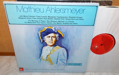1973 MATHIEU AHLERSMEYER HISTORICAL PERFORMANCE 1932-1944 BASF 2 LP KBF-21488 NM