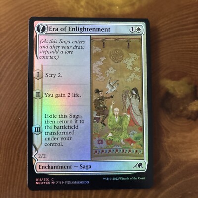 Era Of Enlightenment/Hand , Magic The Gathering Foil NEO 011 Foil
