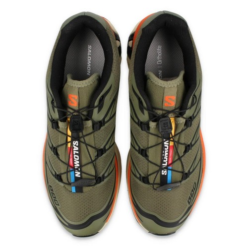 Salomon XT-6 Deep Lichen Green Orange L47582500 Uomo Taglia US 5 - 12 Unisex - Foto 2 di 9