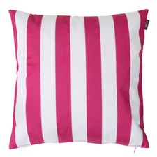 Outdoor Cushion Water Resistant Fabric Striped Garden Cushions Filled with Pad