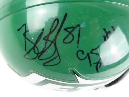 Kyle Brady Signed Autographed Riddell Mini Helmet NFL New York Jets - Picture 2 of 8