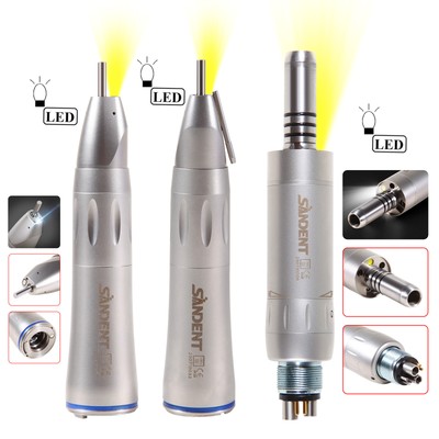 Dental Fiber Optic Surgical Straight Handpiece 6Holes Air motor