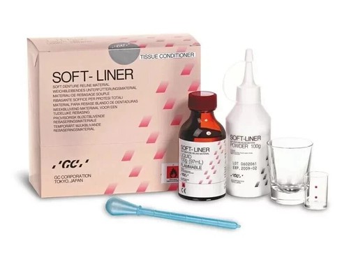 GC Dental Soft Liner Dental Tissue Conditioner Denture Repair Denture Relining - Picture 7 of 7