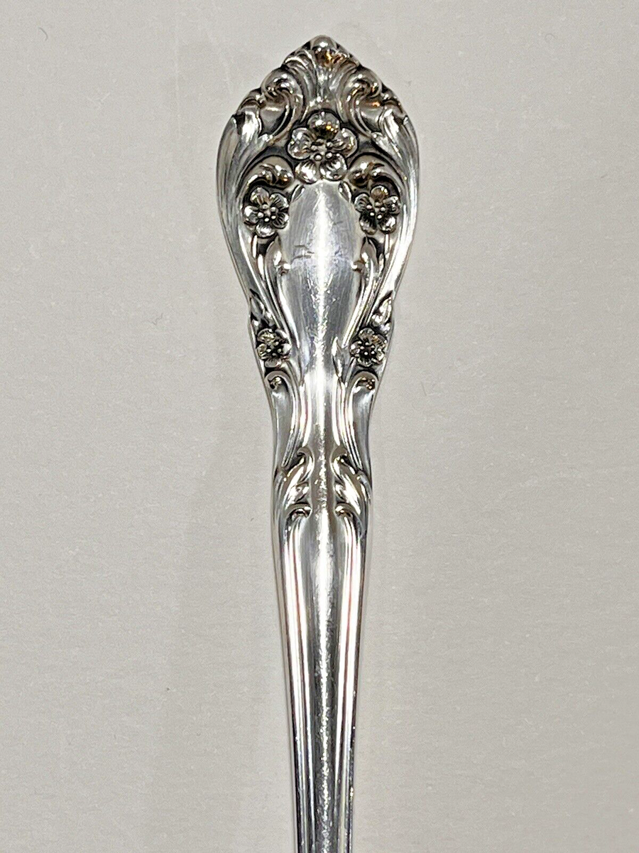 ONE Alvin Sterling Silver Chateau Rose Ice Teaspoon 28.8 Grams No