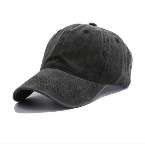 Jeans Washed Denim Baseball Basecap Cap Kappe 100% Baumwolle Unisex Herren Damen - Bild 9 von 19