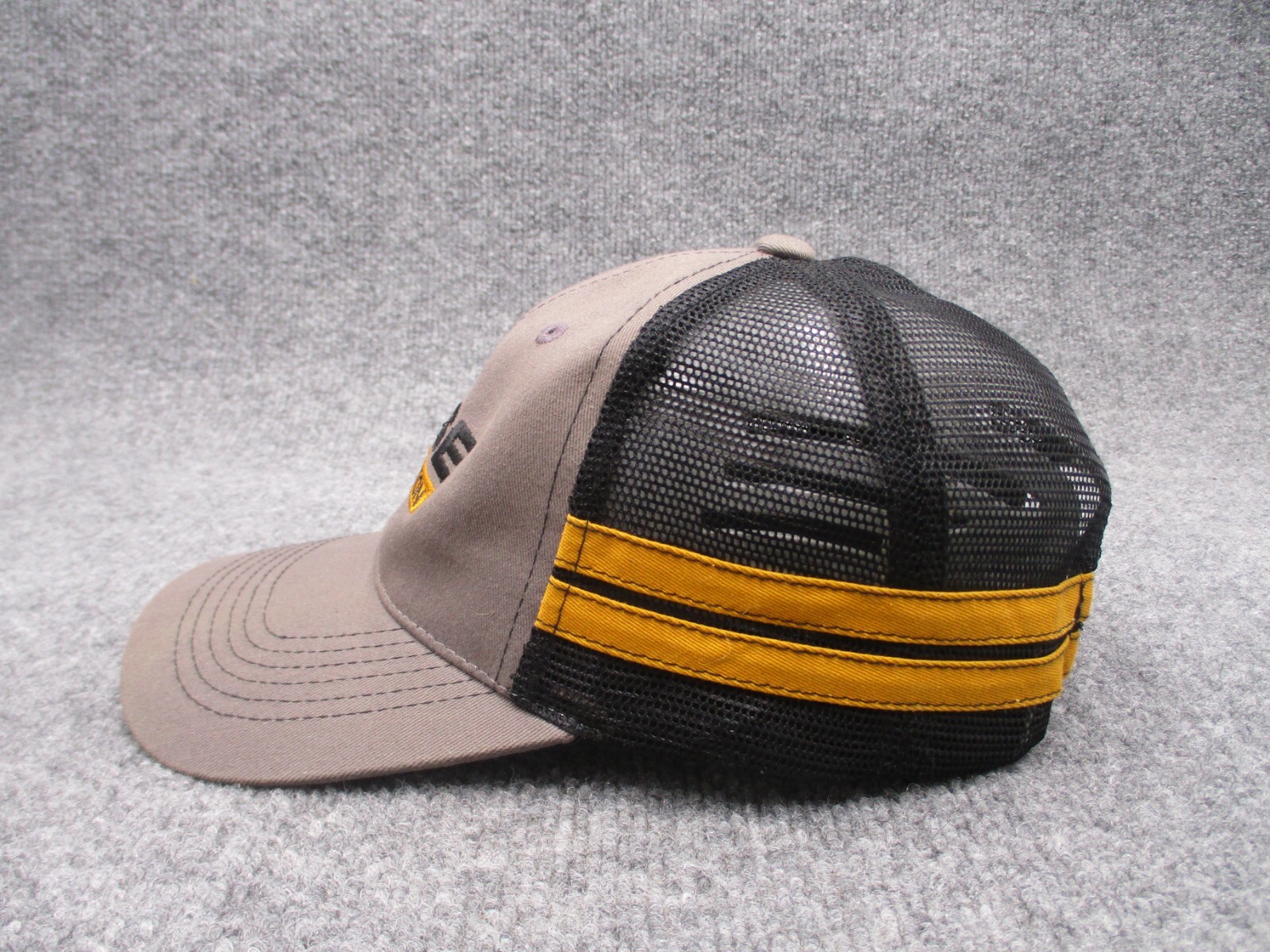 Case Construction Trucker Hat Cap Gray Black Snap… - image 4