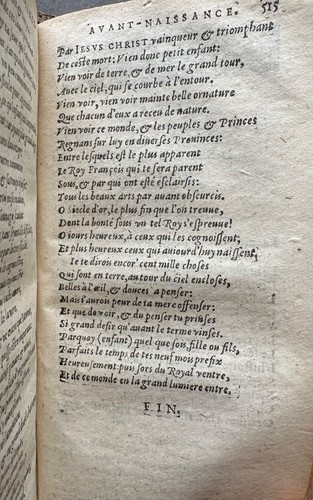 Les Oeuvres de Clément Marot 1607 Rouen literature - Picture 12 of 16