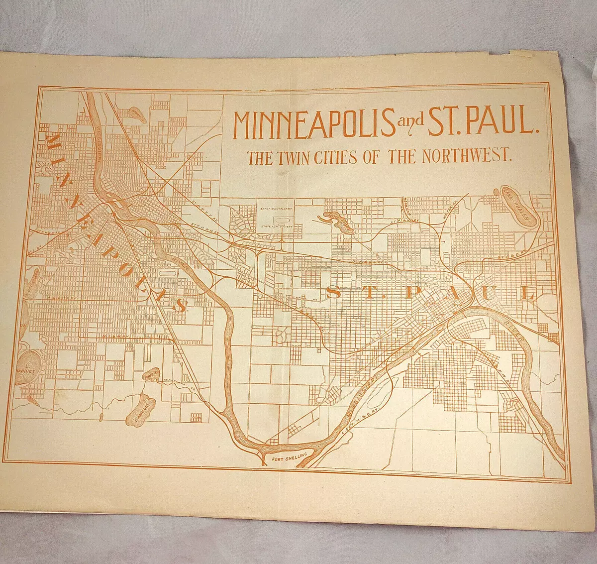 awesome Map of Minneapolis/St. Paul