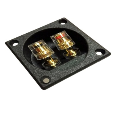 Speaker Junction Box Plastic Electronic Container Case Two-position Binding Post