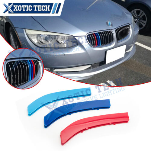 Borde de cubierta con clip de malla central tricolor para BMW E92 E93 3 vigas de rejilla - Imagen 1 de 10