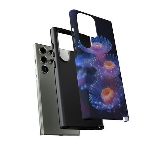 For iPhone | Samsung Galaxy | Pixel Phone Case - Bioluminescent Anemone Glow - 第 172/255 張圖片