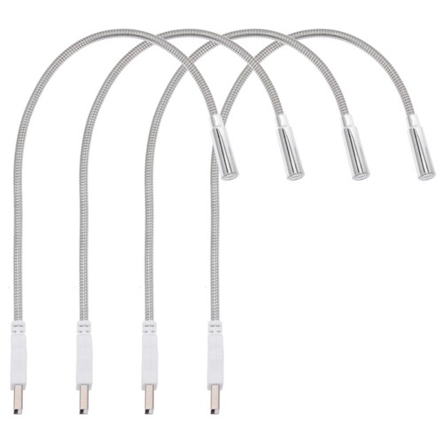 4 Pcs Lumière Du Clavier Nocturne Alimentée Par USB Lampe De Voiture - Afbeelding 10 van 12