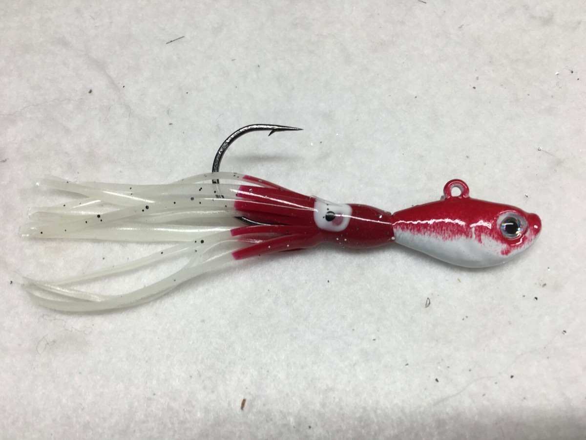 3 Jig Big Eye Ball Hurst Tackle Supply Per Pesca In Acqua Salata - Multicolore 3/4 - 8oz