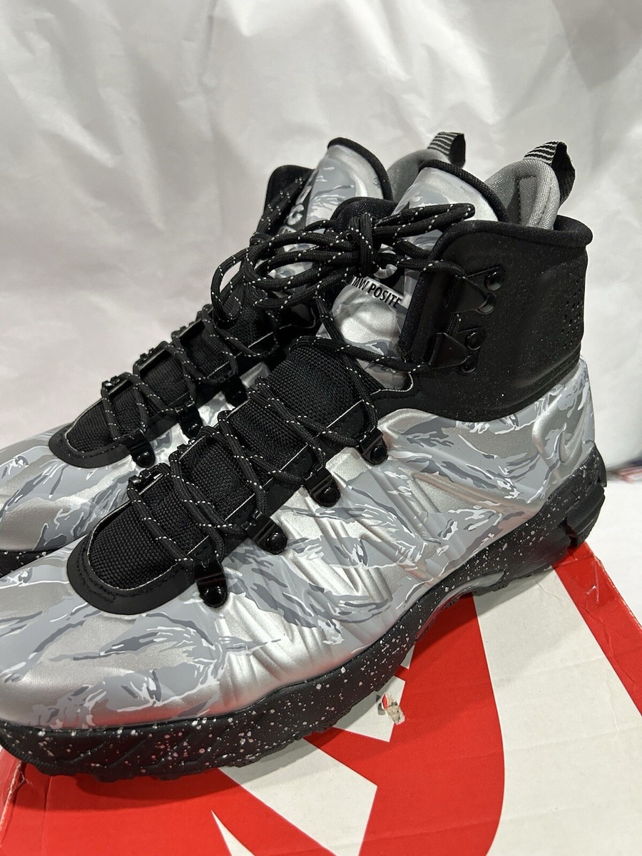 Nike Zoom MW Posite QS Shoes Metallic Silver 637840010 Sz 8.5 | eBay