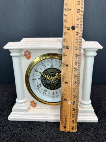 Kentocs Porcelain West German Made Windup Clock - Works - Picture 8 of 8