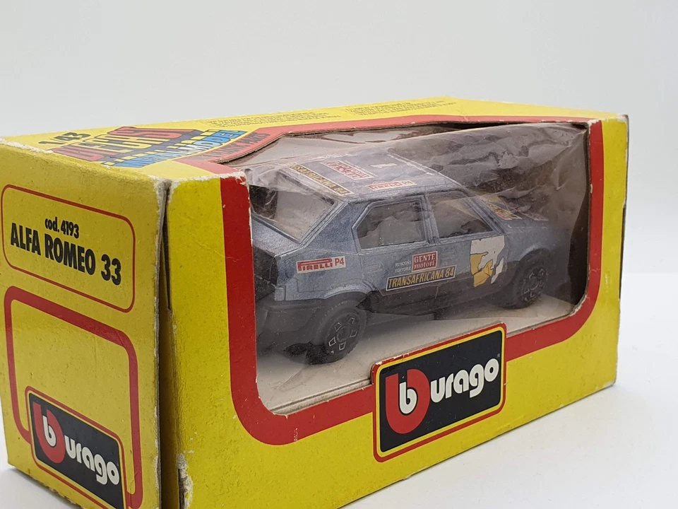 Alfa Romeo 33 Transafricana 1984 N4193 Burago 1/43 Con Scatola - Immagine 3 di 3