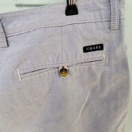 Chaps Mens Dress Shorts Sz 42 Light Denim Blue Look Ralph Lauren Golf Walking - Picture 6 of 6
