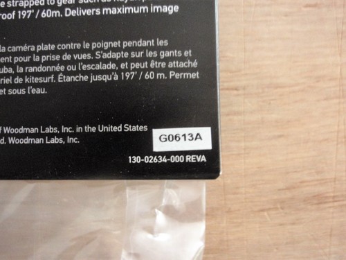 GoPro HD3 WRIST HOUSING/ AHDWH-301/ SUITS HERO3/ HERO3+/ HERO4/ GENUINE ITEM - Picture 6 of 6