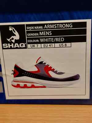SHAQ ARMSTRONG AIR CLASSIC HERREN JUGENDLICHE RETRO TRENDY SPORT SNEAKER UK 7 / 41