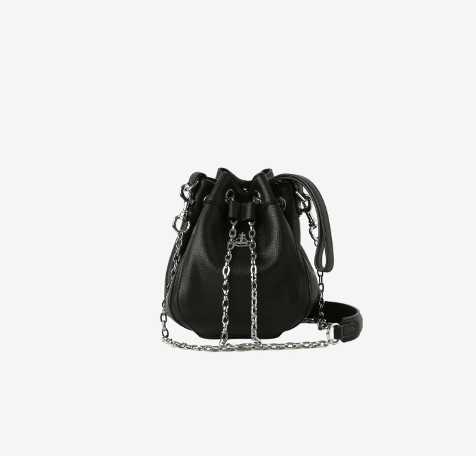 Vivienne Westwood Chrissy Small Bucket Bag Black / 100 Vivienne Westwood Chrissy Small Bucket Bag Black / 100