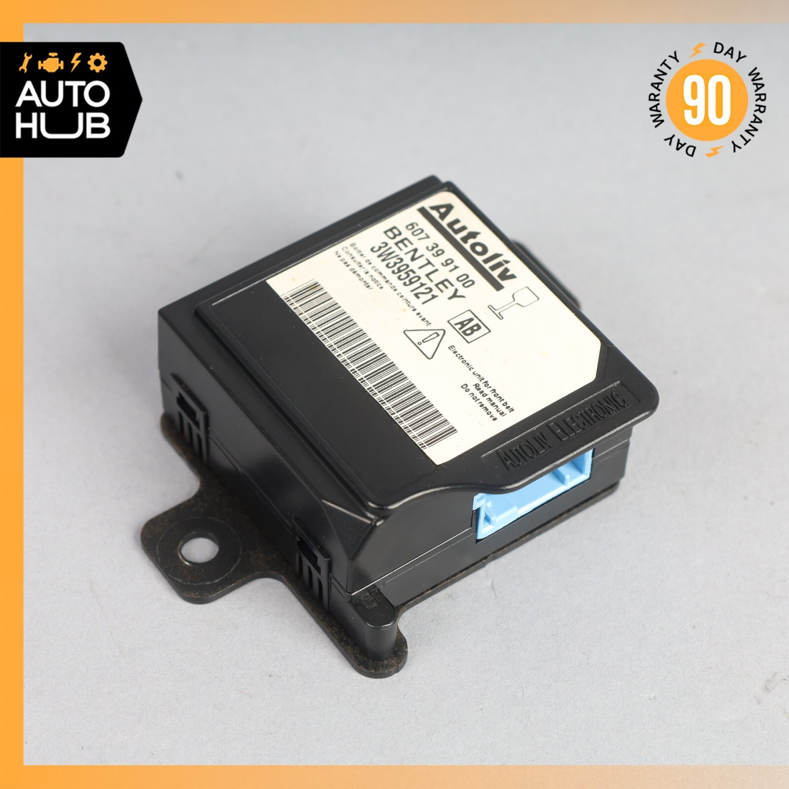 03-10 Bentley Continental GT GTC Safety Bag Sensor SRS Control Module OEM
