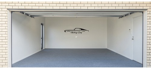 Ford Mustang 1969 Silhouette pared vinilo calcomanía pegatina muscle car hombre cueva garaje - Imagen 1 de 4