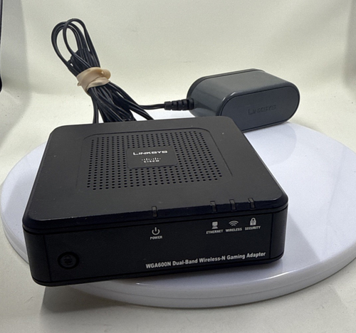Linksys Dual-Band Wireless-N Gaming Adapter N Ultra Range Plus Model WGA600N