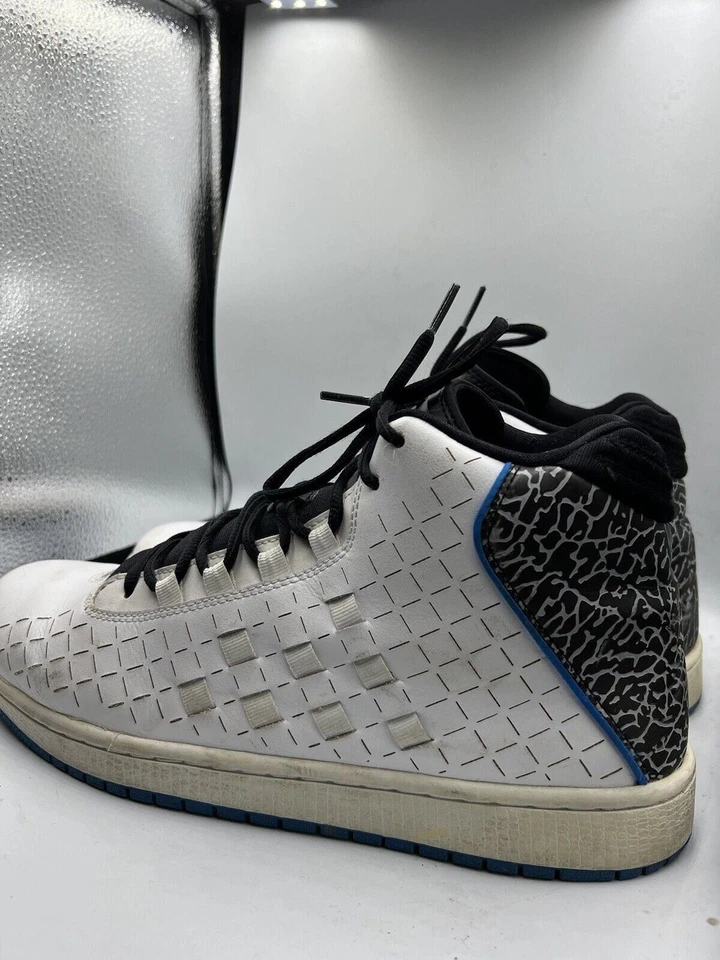 Air Jordan Illusion 705141-105 White/Black/Blue Sneaker Basketball Mens Sz 11.5 - Image 3 of 4