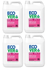 4 x Ecover Fabric Softener Conditioner Apple Blossom & Almond Fragrance 5 Litre