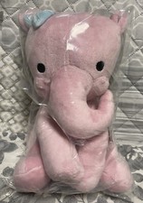 Bedtime Originals Twinkle Toes Elephant Hazel Plush Pink Baby Bow NEW P11