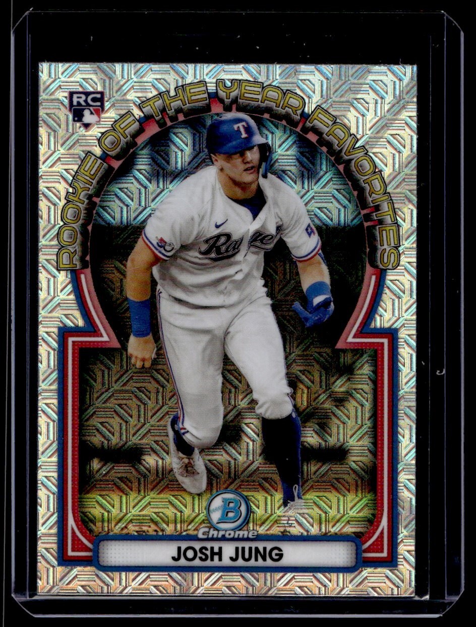 Josh Jung 2023 Bowman Mega Box #ROYF-9 ROY Favorites - Mojo