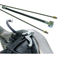 Currie Steel Brake Line Hose Kit Universal For 9 Axle Housings Currie Steel Brake Line Hose Kit Universal For 9 Axle Housings