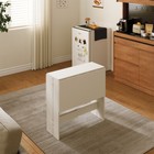 Drop Leaf Dining Table Expandable Breakfast Kitchen Folding Desk Space Saving Uk