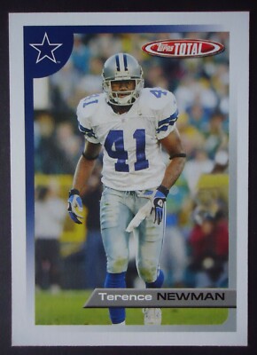 NFL 4 Terence Newman Dallas Cowboys Topps Total 2005