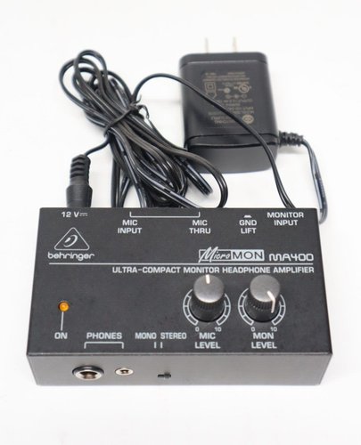 Behringer MA400 MICROMON Ultra-Compact Monitor Headphone Amplifier - Picture 2 of 5