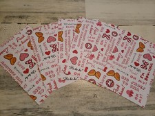 6 pieces of Disney Minnie mouse wirds Scrapbook Paper 4x6 photo mats 262