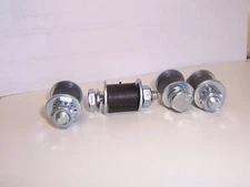 SET OF 4 RUBBER RC BOAT Motor Engine Mount 5/8" (15mm) X 5/8" ZENOAH & more