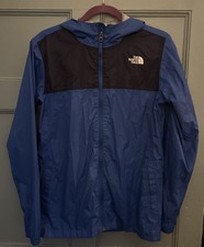 The North Face TNF Dryvent Rain Wind Boys Youth Hooded Full Zip Coat Jacket XL