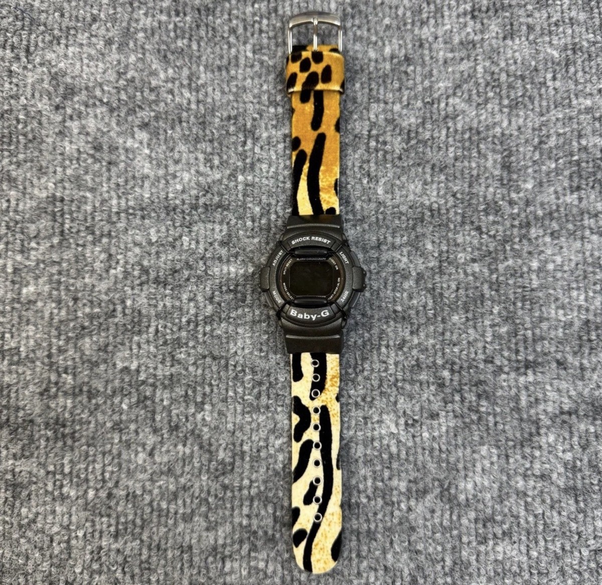 Baby-G Casio Watch Black Shock Resistant Digital‎ Leopard Print Band READ Baby-G BA-120LP Leopard Series - G-Central G-Shock Fan Site main image 4