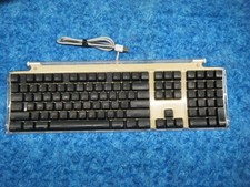 Superb Vintage Apple Macintosh Pro Keyboard. RARE Black and Tan Model M7803