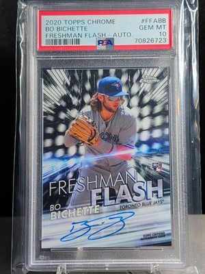 2020 Topps Chrome Bo Bichette Rookie Auto /99 Psa 10 Freshman Flash Rc #ffa-bb