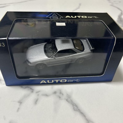 Autoart 1/43 Skyline R34 Gtr 1999 422 Silver Minicar