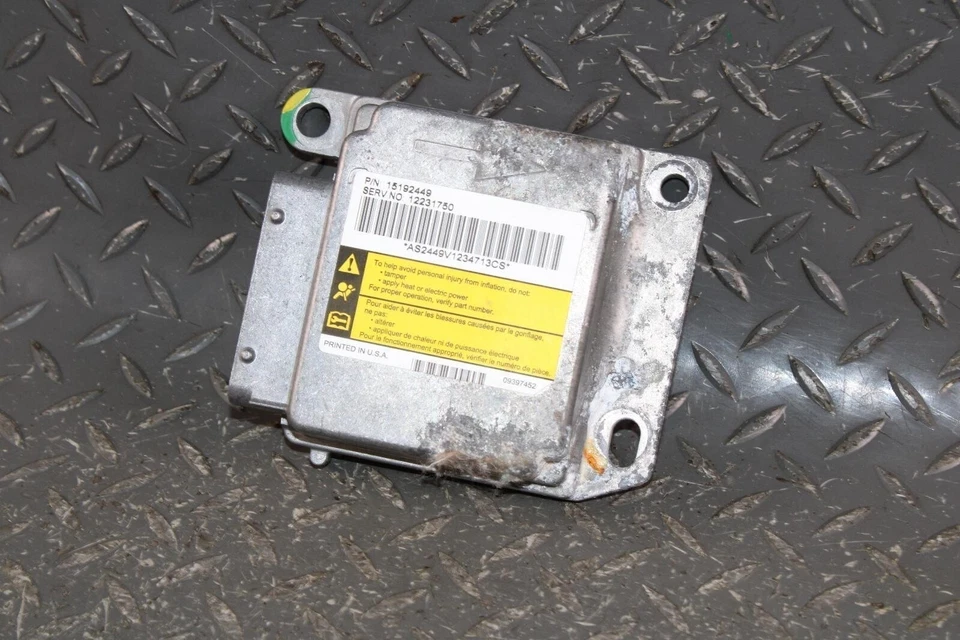 03-04 H2 Electronic Crash SRS Safety Bag Inflator Control Module OE WTY OE WTY Foto 3 de 4