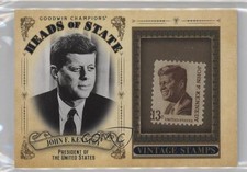 2020 Upper Deck Goodwin Champions Heads of State Stamp Relics John F Kennedy kn8