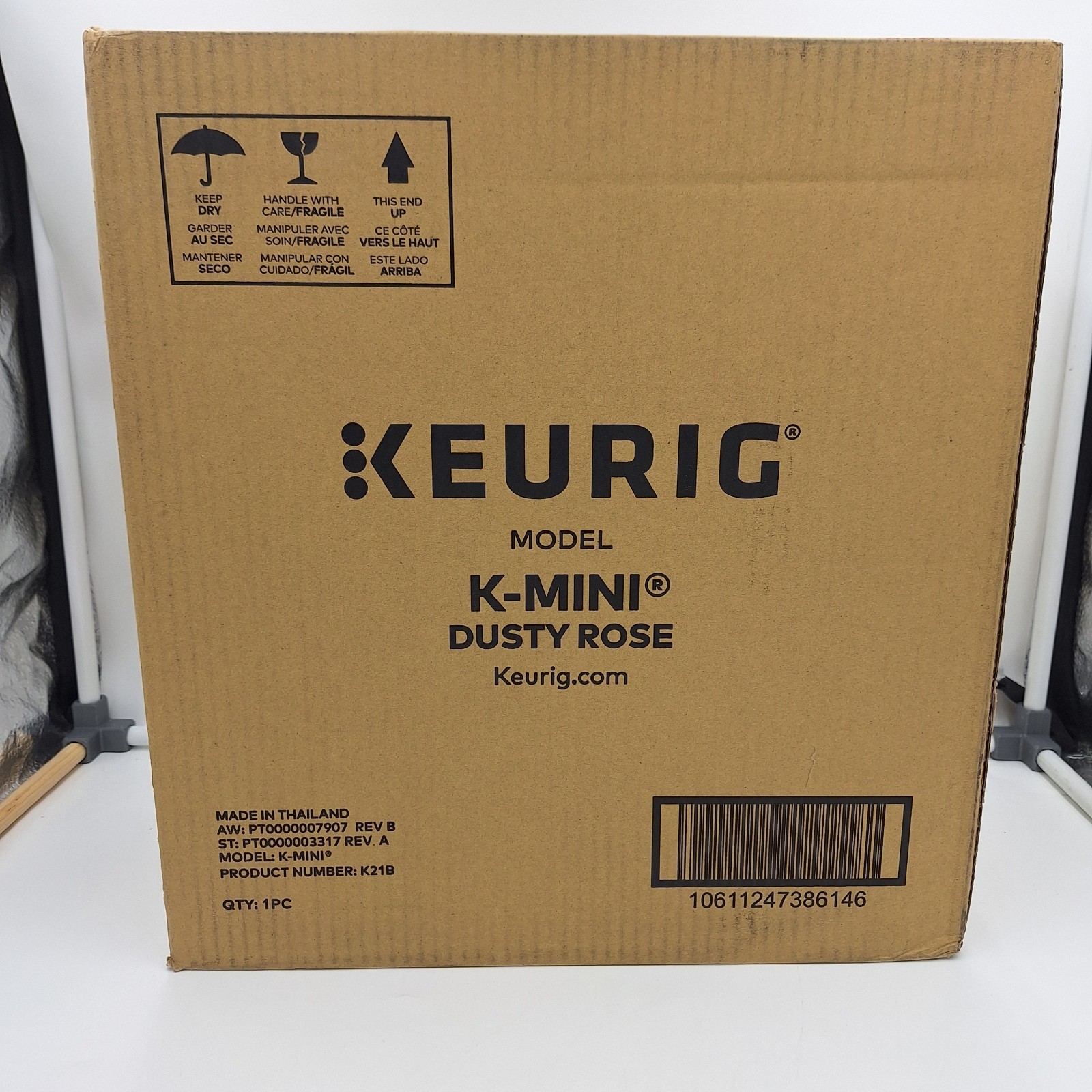 K Mini Keurig Dusty Rose  K-Mini Single Serve K-Cup Pod Coffee Maker New